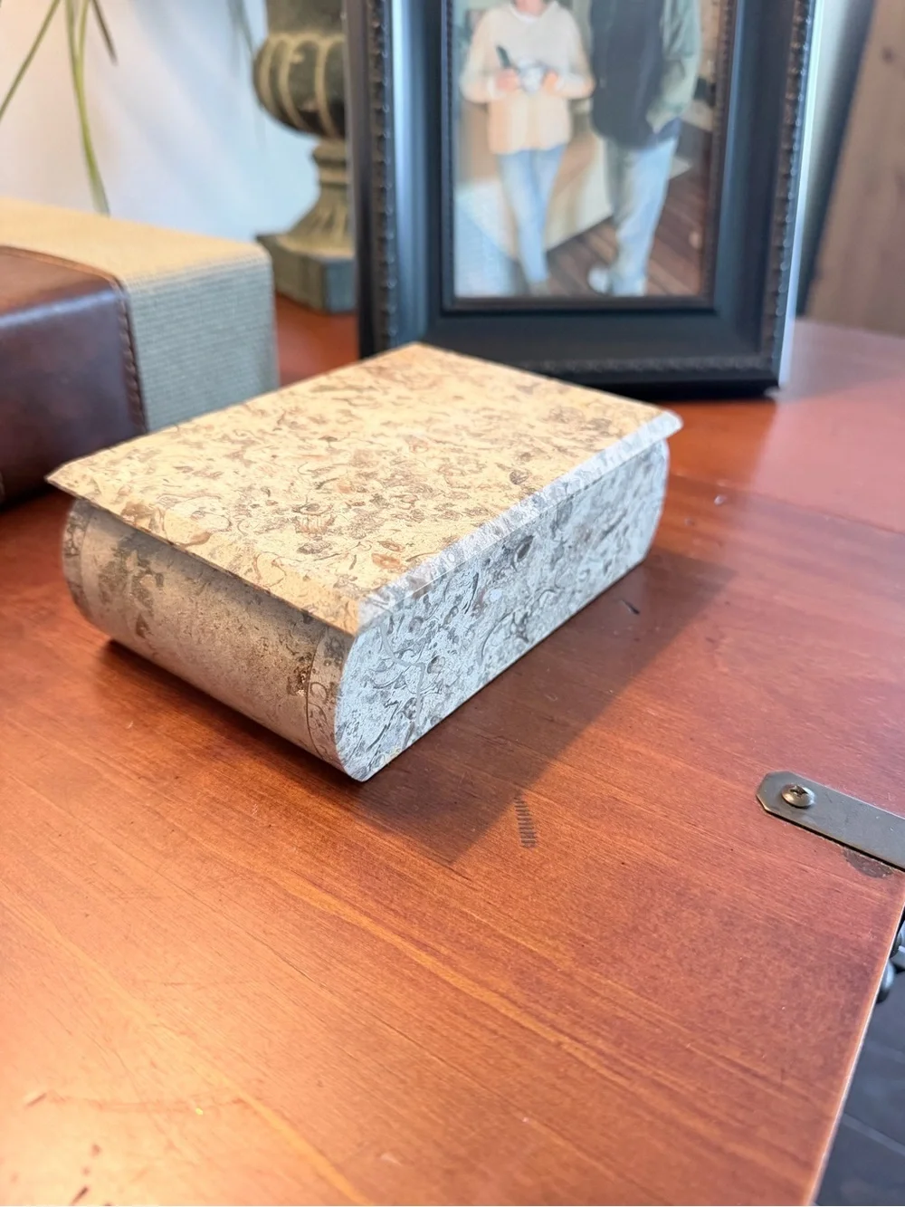 Fossil Stone Keepsake Box